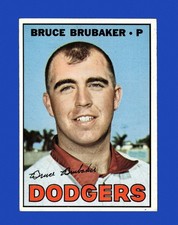 1967 Topps Set-Break #276 Bruce Brubaker EX-EXMINT *GMCARDS*