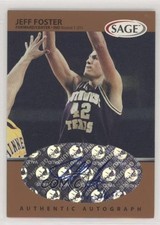 1999 Sage Auto Bronze /650 Jeff Foster #A19 Auto 0q3