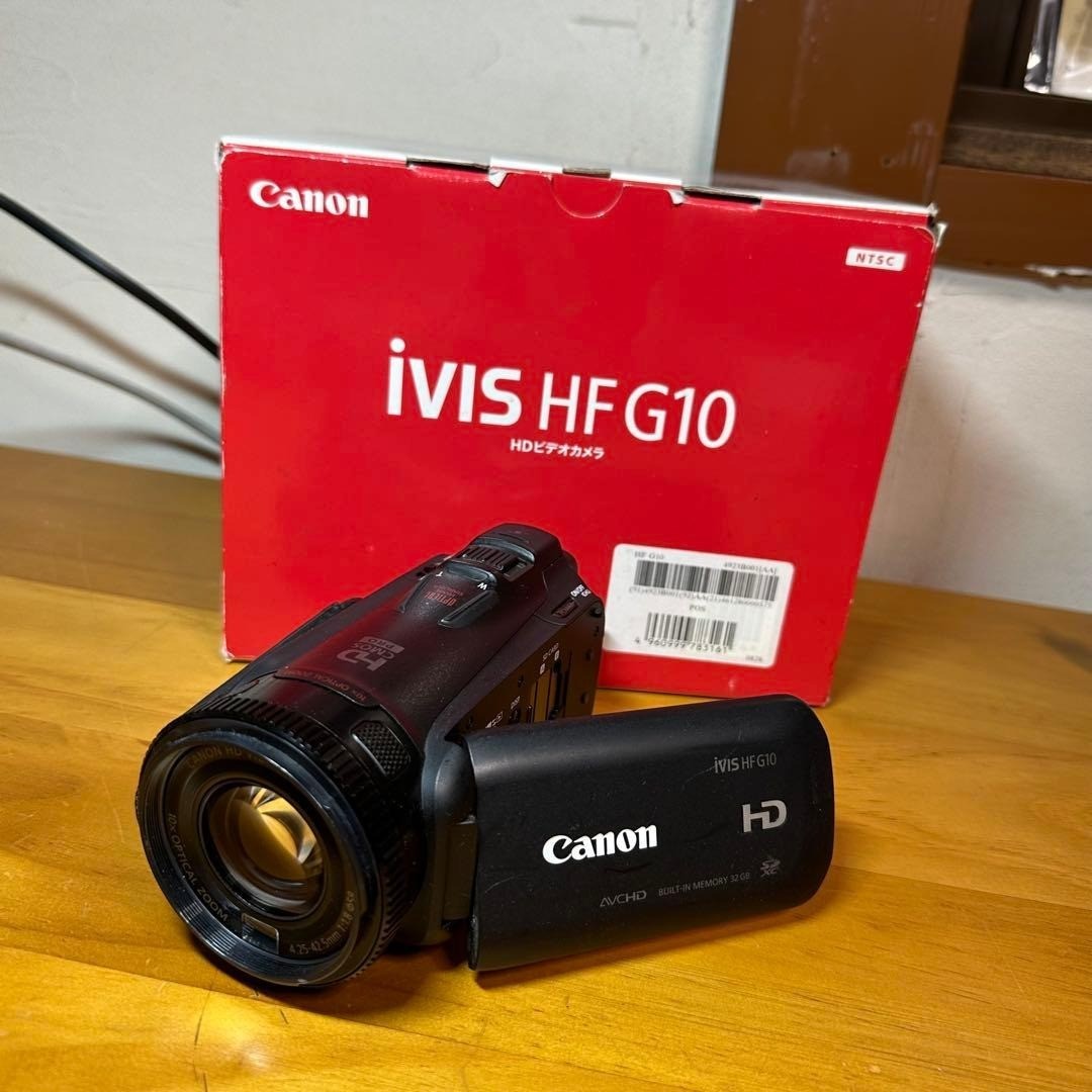 CANON HF G10 ビデオカメラカメラ 予備バッテリー付き