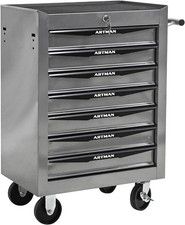 4567 Drawers Rolling Tool Boxtool Chest Wwheel Lockable Tool Cabinetsilver 4567 Drawers Rolling Tool Boxtool Chest Wwheel Lockable Tool Cabinetsilver
