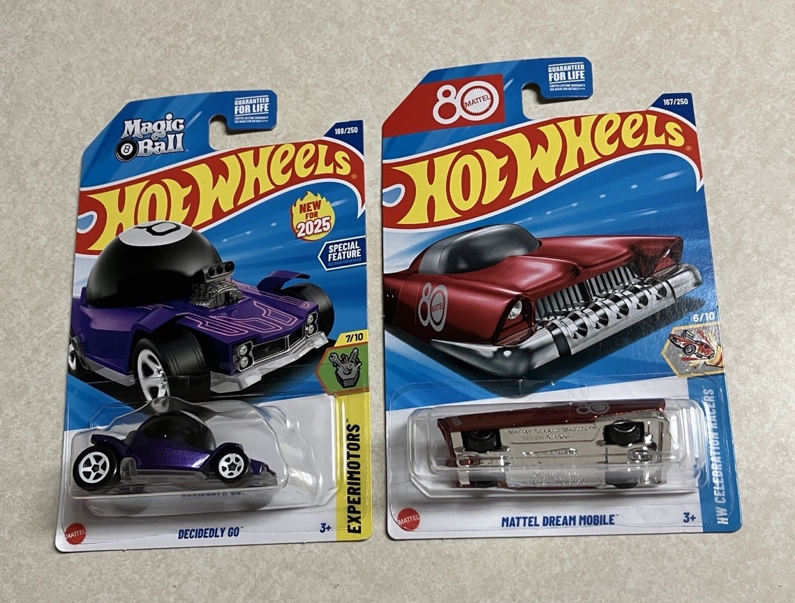 🔥2025 Hot Wheels DECIDEDLY GO Magic Ball and Mattel dream