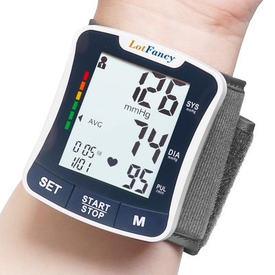 #ad #ad Wrist Blood Pressure Monitor BP Cuff Heart Rate Pulse Sphygmomanometer w Voice $22.79