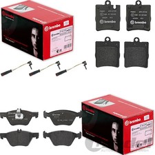 BREMBO BREMSBELAGSATZ SET VORNE+HINTEN f&uuml;r MERCEDES E-KLASSE W210 CLK C208 A208
