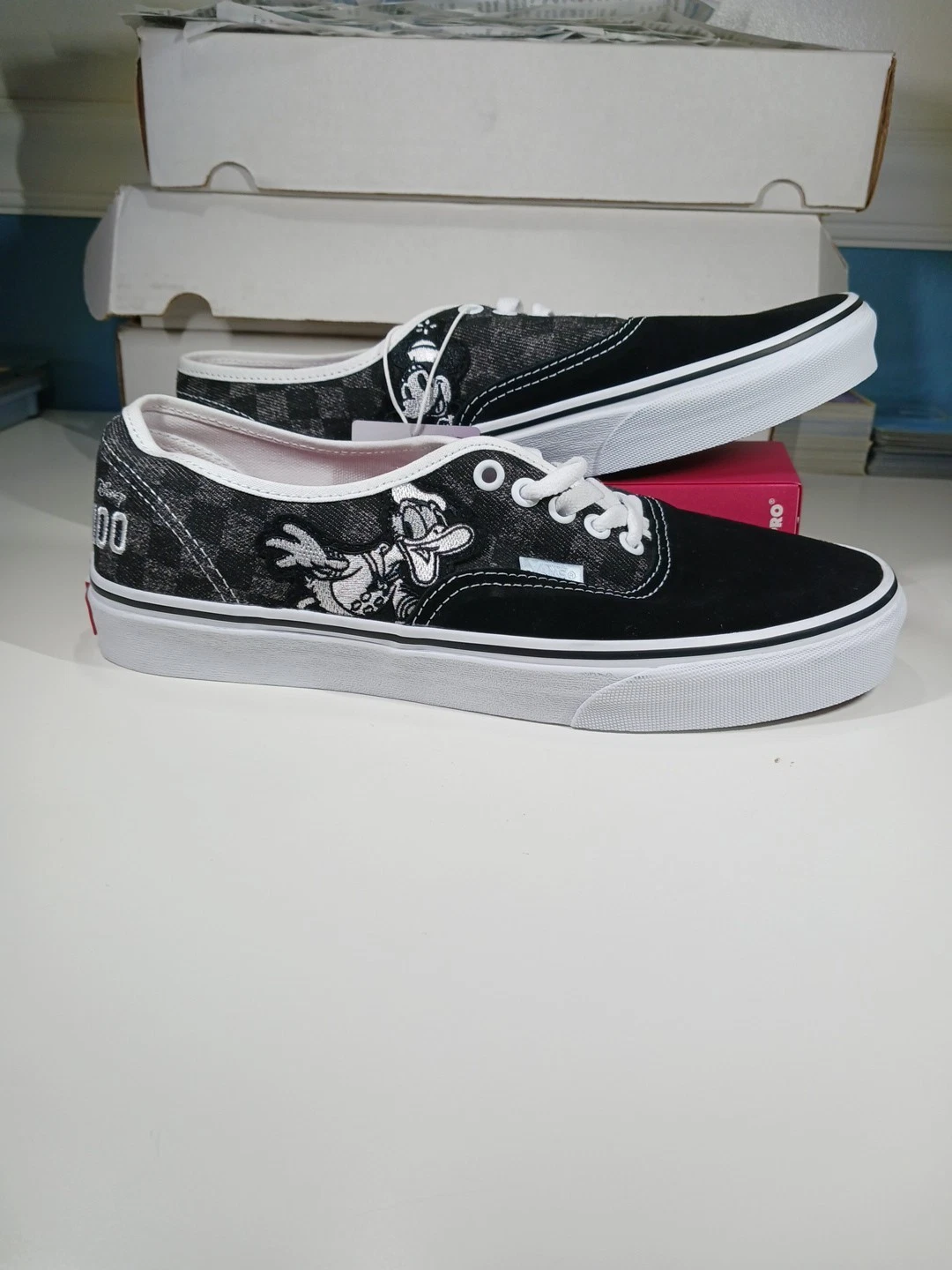 Vans Disney Uomo Taglia 9.5 100° Anniversario Autentico OG Famiglia Topolino