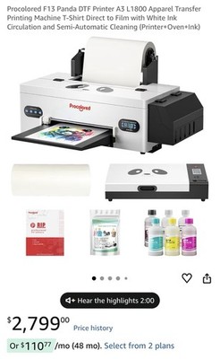Procolored F13 Panda DTF Printer (A3)   Full Set