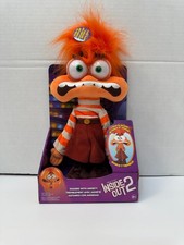 DISNEY PIXAR INSIDE OUT ANXIETY SHAKING PLUSH DOLL WITH TWIST HAIR