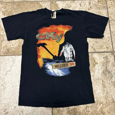 CKY Logo Camp Kill Yourself Hellview 96 T Shirt Full Size S-5XL