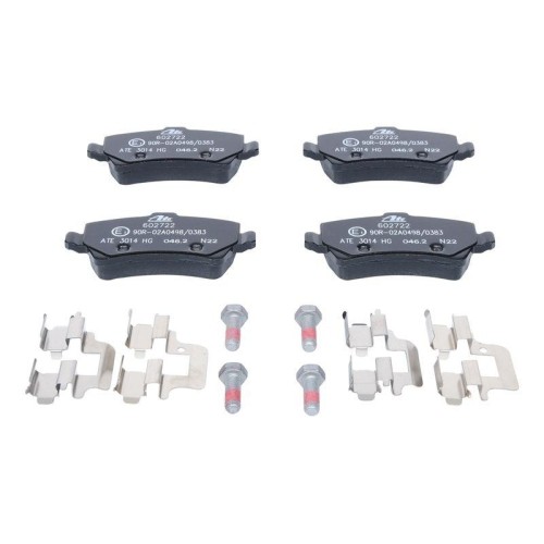 Plaquettes de frein ATE 13-0460-2722-2 pour berline Ford Focus et Volvo V40