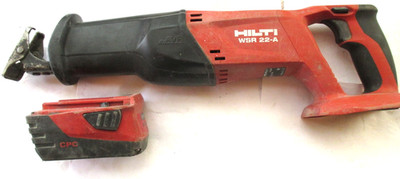 HIlti WSR 22-A Cordless 22V Reciprocating Saw with Lithium Battery. AVR