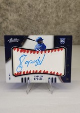 2021 Absolute - Rookie Baseball Material Signatures Sherten Apostel #115 Rangers