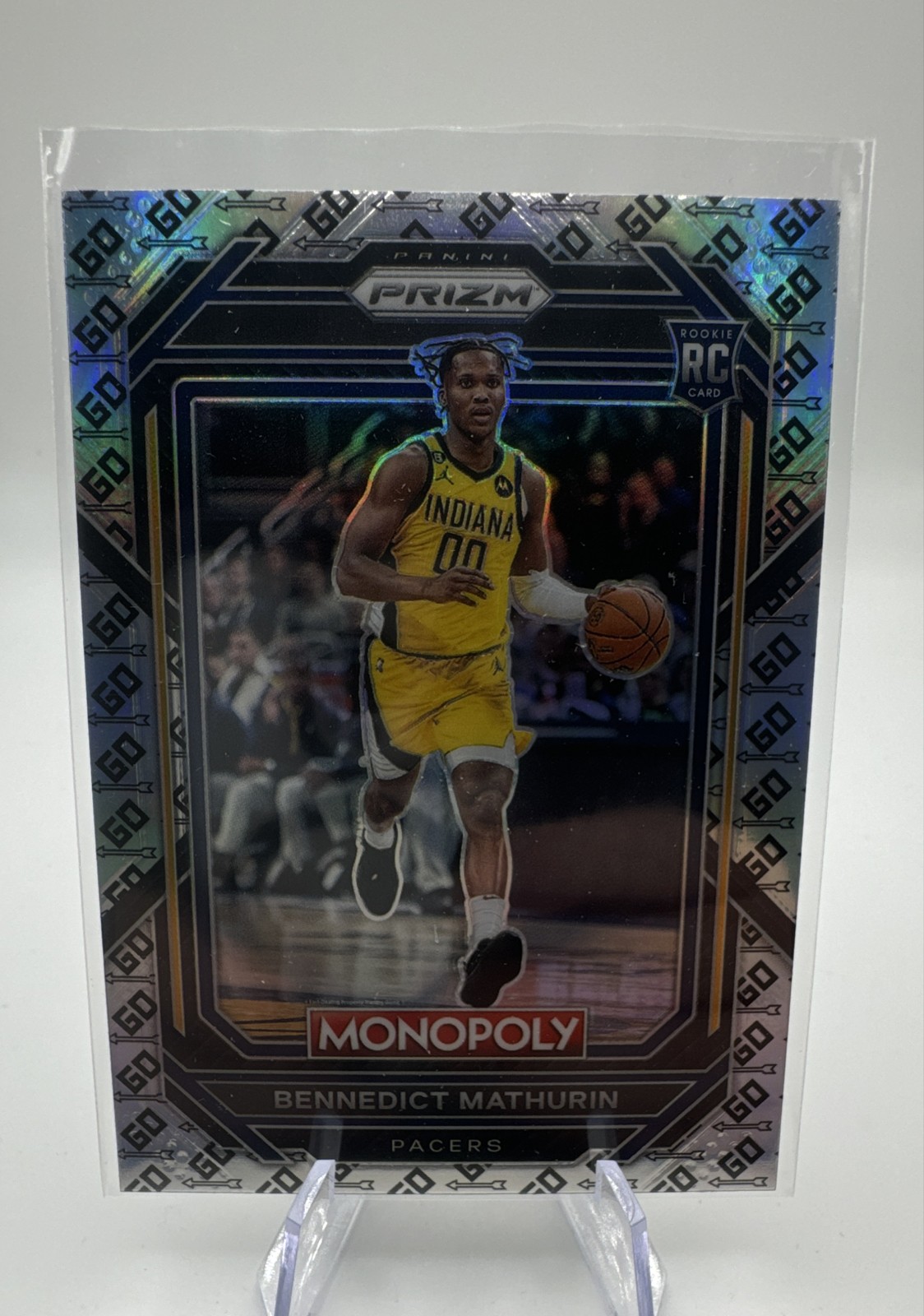2022-23 Panini Prizm Monopoly - Bennedict Mathurin #36 Go Space Prizm (RC)