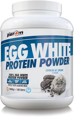 Per4m Egg White Protein, 1800 g Dose, Cookies & Cream