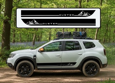 DACIA DUSTER Side Stripes VINYL GRAPHICS STICKERS DECALS  *ANY COLOUR