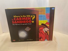 1993 Where in the USA is Carmen Sandiego? VTG Board Game COMPLETE- Made In USA
