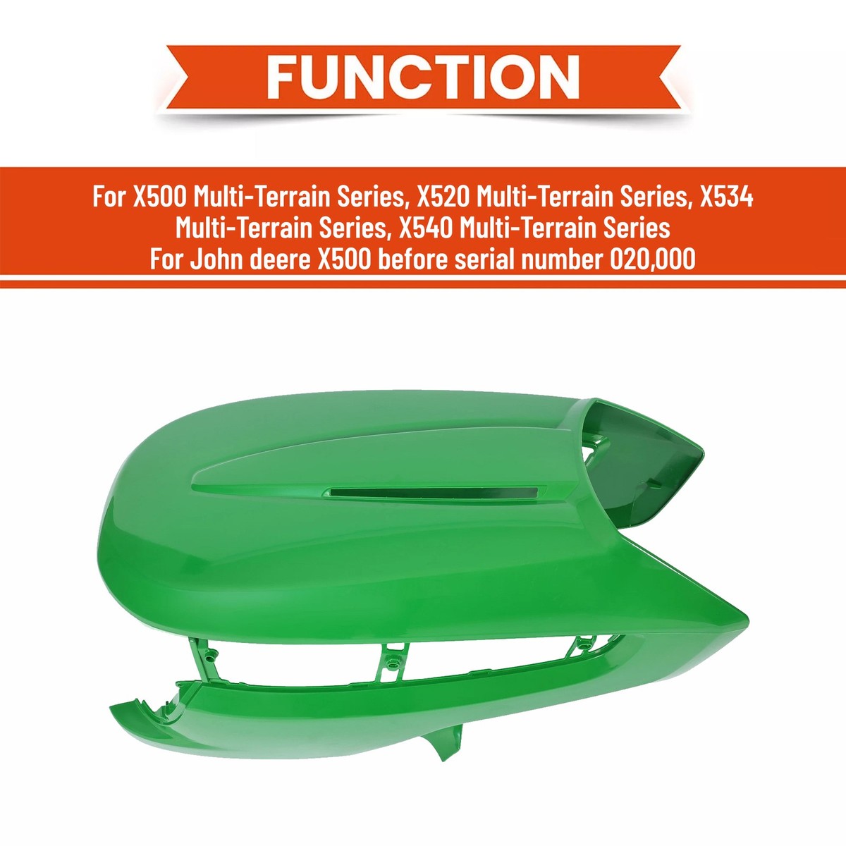 M152326 For John Deere X500 X520 X534 X540 Lawn Mower Front Hood