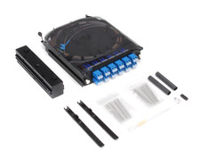 Corning CCH Splice Cassette, 24 Fiber, LC Duplex Singlemode OS2 , Single-Fiber