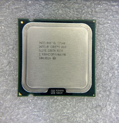 Intel Core 2 Duo E7500 2.93GHz Dual-Core (BX80571E7500) Processor