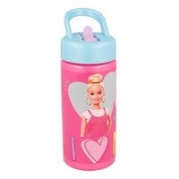 Stor Playground Sipper Bottle, 410 Ml, Barbie BB22