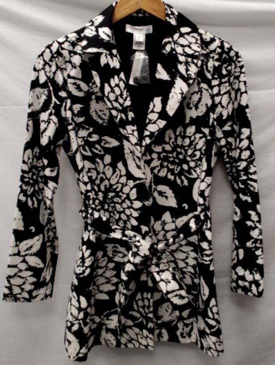 White House Black Market Brand New Cotton Floral Jacket *BENEFITS CHARITY*