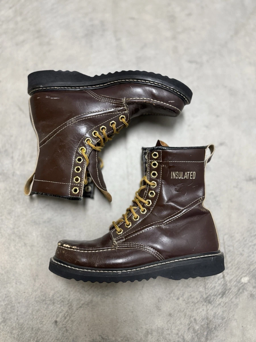 Texas Steer Steel Toes Insulated Boots Men\'s Size 6.5 Texas Steer Steel Toes Insulated Boots Men main image 4