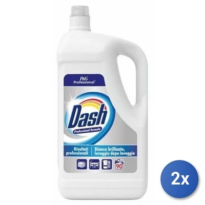 2x Bundle Dash Liquido Lavatrice Professional 90 Lavaggi Ml 4050