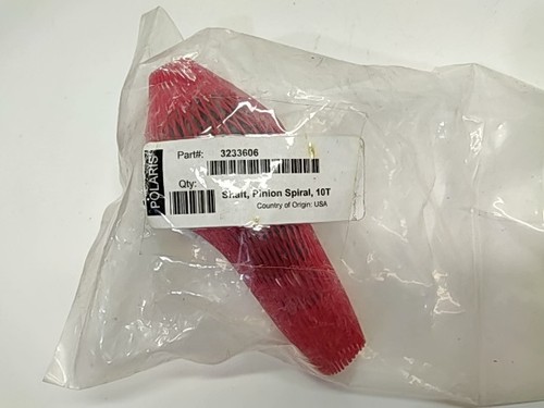 Shaft, Pinion Spiral 10T - 2000 Polaris NOS
