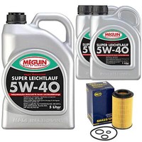 MotoröL Set 5W-40 Vollsynth Meguin 7 Liter + ÖLfilter FüR Chrysler PT Mercedes