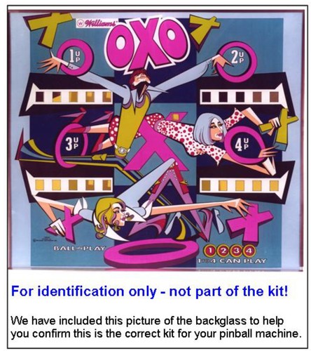 Kit de anillo de goma máquina de pinball Williams OXO 1973 - Imagen 2 de 2