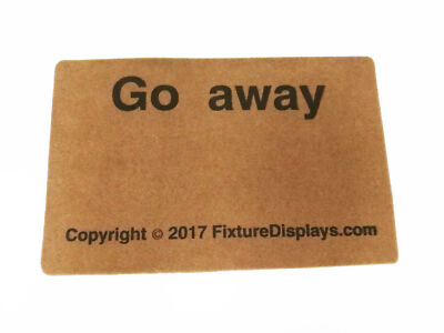 Go Away Doormat Non Slip Doormat Entrance Doormat Reduce Solicitor Doormat