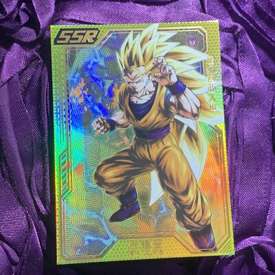 Goku Saiyan Power Dragon Ball Star Anime Goddess ACG Holo SSR Girl Card Fight