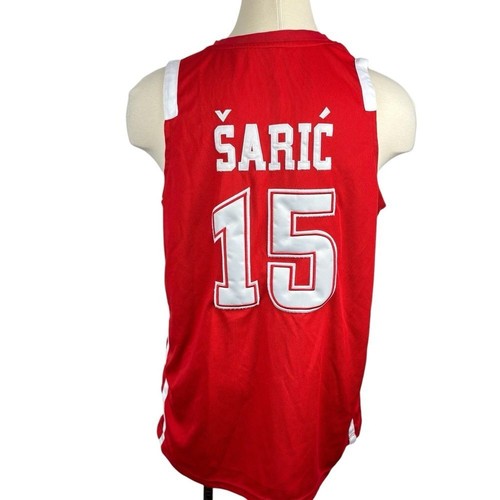 Men's Dario Saric Throwback Croatia #15 Jersey XXL 0300
