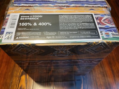 Atmos X COOGI Be@rbrick Unopened 400% & 100% MediCom | eBay