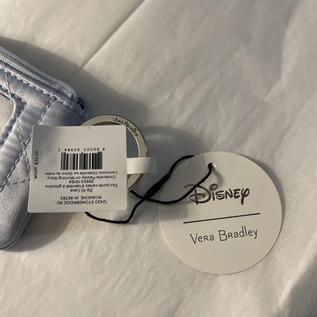 売却済み Vera Bradley Zip ID Case Cinderella Paisley on Morning Glory | eBay
