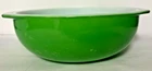 Vintage Pyrex 024 7 2 Qt. Green Primary Colored Handled Bowl Very Good Condition