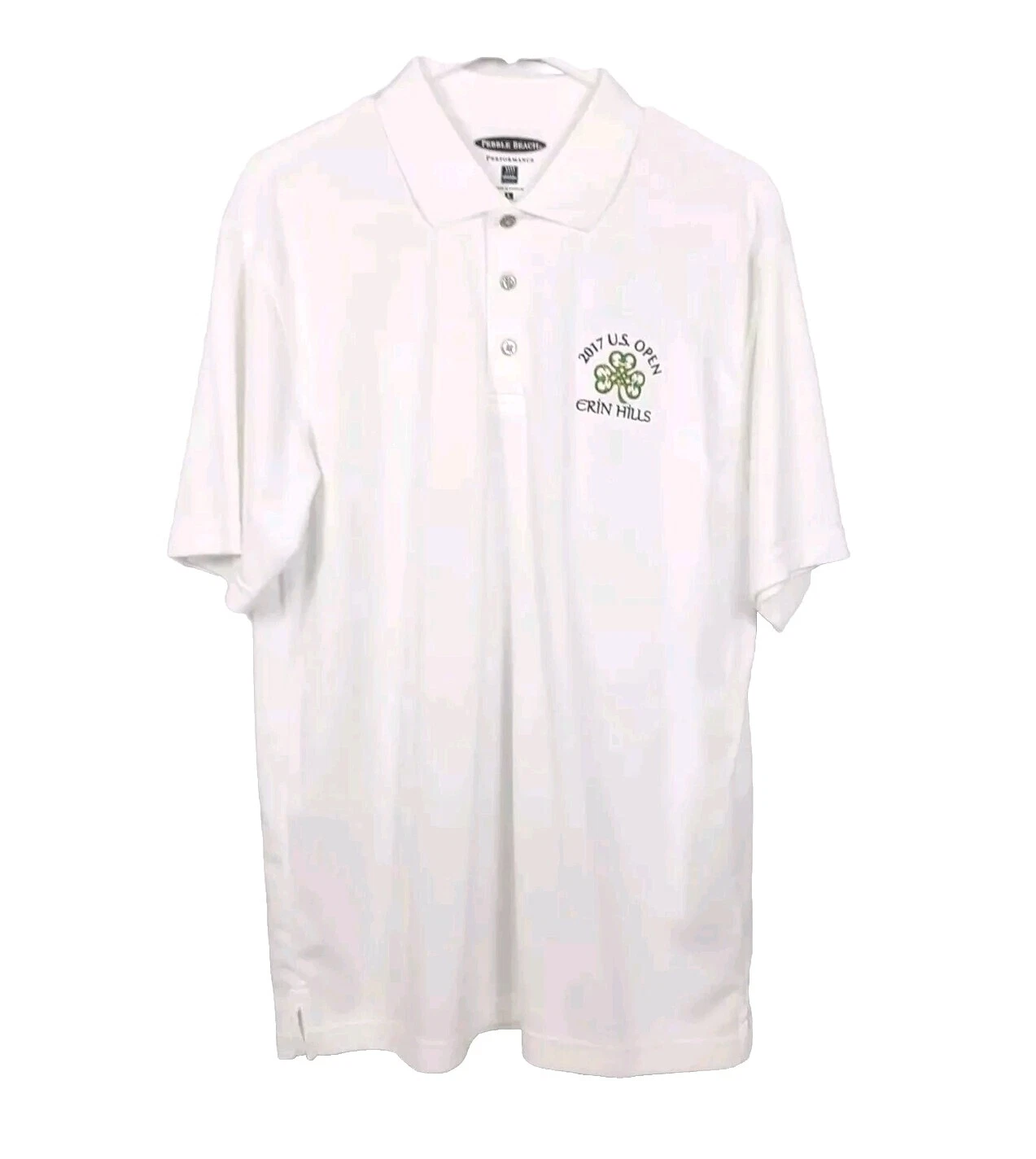 Pebble Beach Size L White Shirts for Men