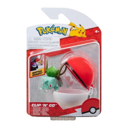 Pokémon Clip ‘N’ Go Bulbasaur and Poké Ball Includes 2-Inch Battle Figure and Ne - Picture 1 of 5