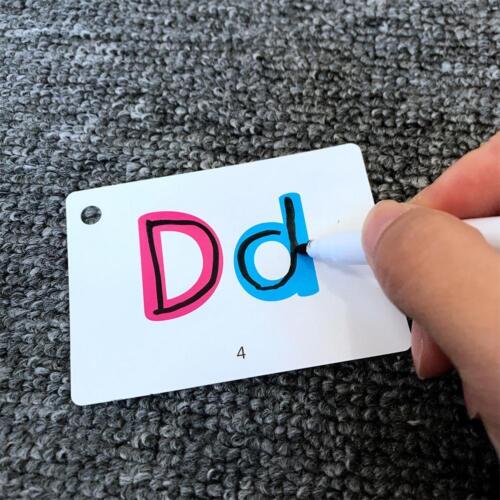 Alphabet Flash Cards A-Z Kids Toddlers Preschool Early Pen P4H7 Learning V7C9 - Bild 1 von 8