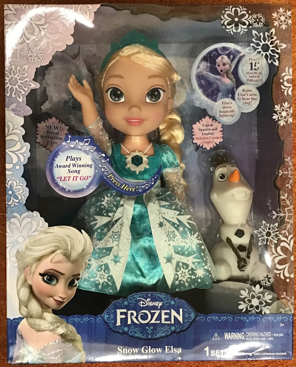 Disney Frozen Snow Glow Elsa and Olaf Singing Doll 31058
