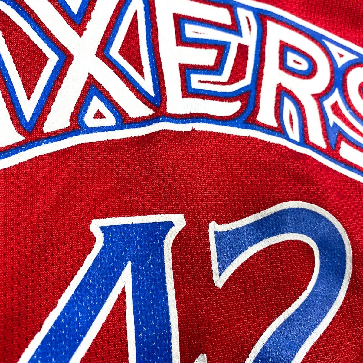 JERRY STACKHOUSE VINTAGE RETRO CHAMPION 76ers JERSEY YOUTH L