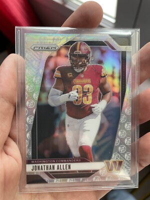 White Knight Prizms 2024 Jonathan Allen von Washington Commanders Nr.1/3