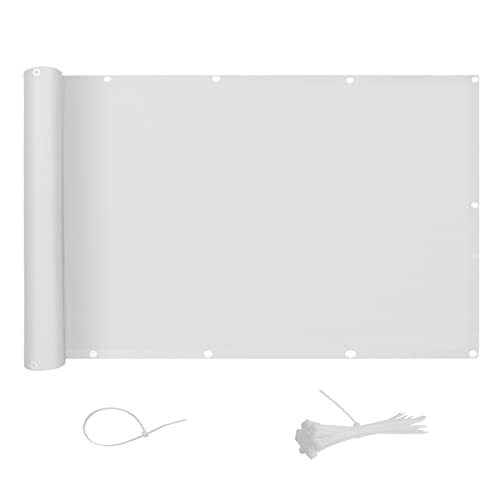 AXT SHADE Frangivista Balcone per Protezione Privacy Balcone 75x500cm in (s4C)