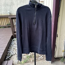 Camisa Burberry Brit para hombre manga larga mediana negra
