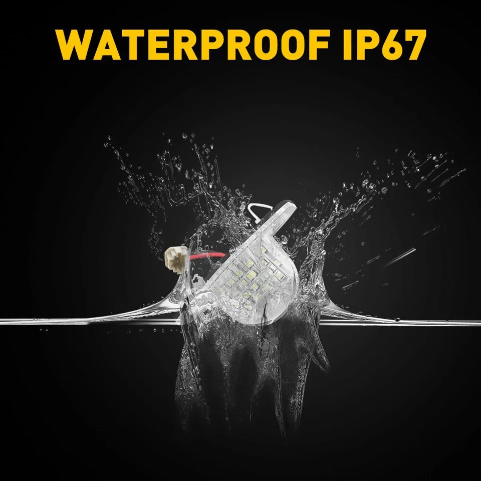 Lámpara de etiqueta de luz de matrícula LED AUXITO 6000 K para Honda CR-V CRV 2007-2016 Fit Foto 3 de 4