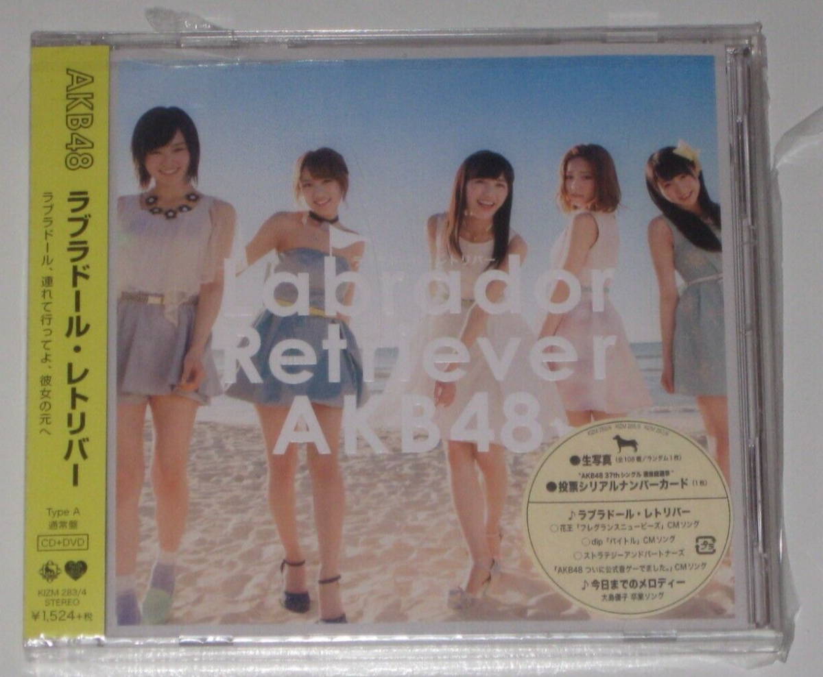 AKB48G♡CD＋DVD AKB48 LABRADOR RETRIEVER JAPAN IMPORT CD & DVD RARE J-POP TYPE A
