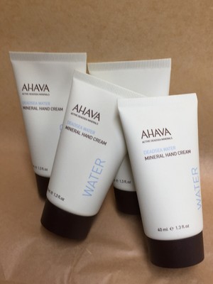 4 pack AHAVA Deadsea Water Mineral Hand  Cream 1.3 oz  lot of 4 