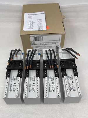 Lot Of (4) Wohner Busbar Adapters, IEC 61439-1, EEC6025C-L, 32 A, 32590