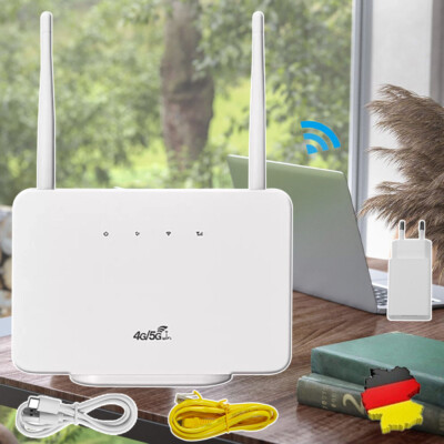 CPE106-E 4G LTE ROUTER WLAN ROUTER 300 MBIT/S WLAN SIM-KARTENSTECK EU-Stecker DE