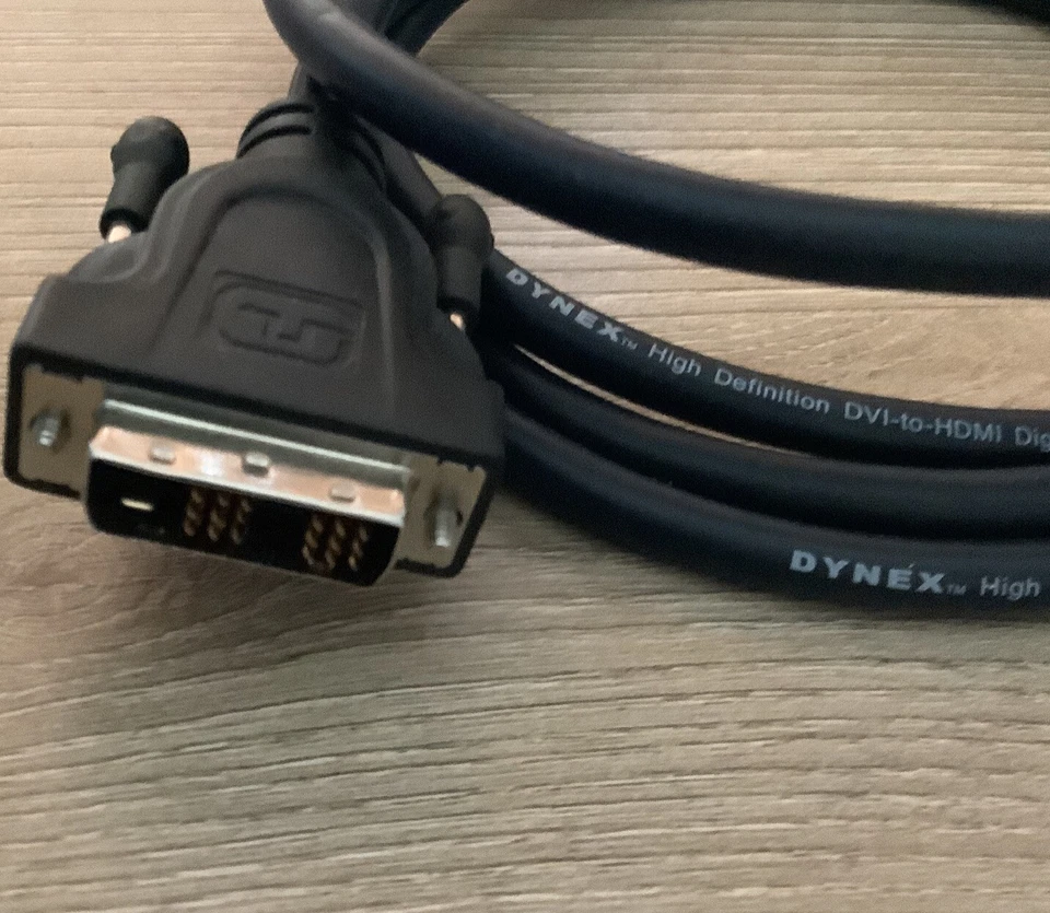Dynex High Definition DVI to HDMI Cable Digital Video Converter Connector Cord - Image 3 of 4