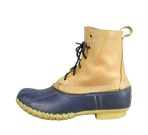 L.L. Bean 175066 Bean Boots Gumshoes Purple Blue USA Womens Size 8