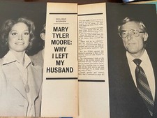 Mary Tyler Moore, Two Page Vintage Clipping